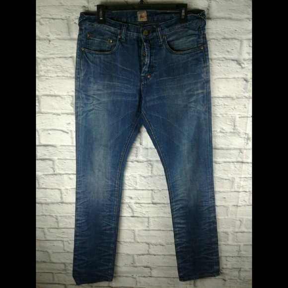 PRPS Other - PRPS Men's Slim Fit Blue Denim 'Demon' Jeans 32X35